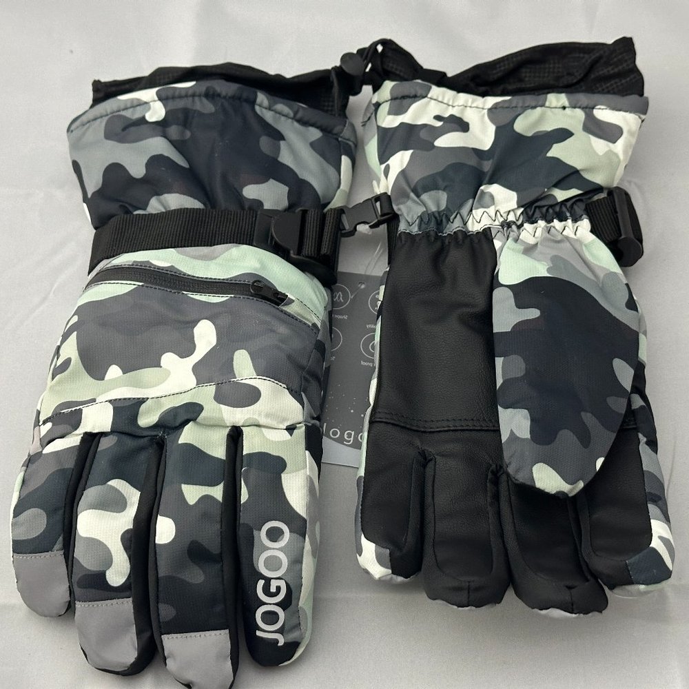 Jogoo GLOVES Water & Wind proof Ski Snowboard Pocket Touchscreen Medium